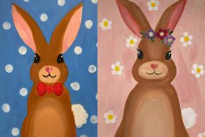 Easter Craft + Bunny Painting event