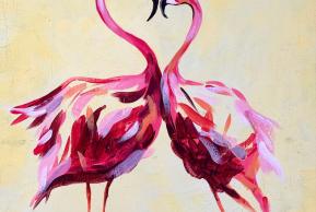 Flirty Flamingos event